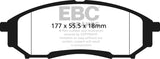 EBC 05-07 Ford F250 (inc Super Duty) 5.4 (2WD) Yellowstuff Rear Brake Pads - DP41778R