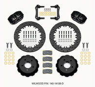 Wilwood Dynapro Radial Rear Drag Kit 12.90in Drilled 2015-Up Mustang - 140-14106-D