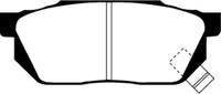 EBC 84-87 Honda Civic CRX 1.5 DX Greenstuff Front Brake Pads - DP2570