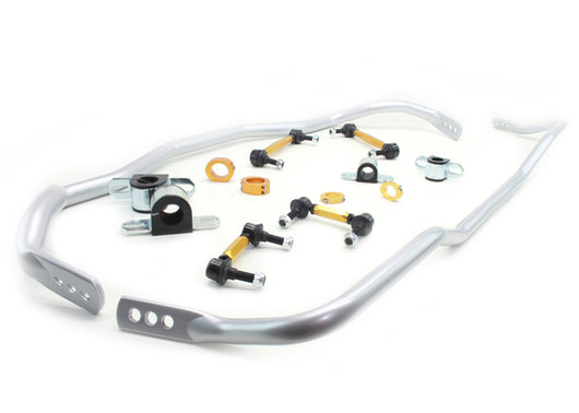 Whiteline Front and Rear Adj Swaybar Combo with Links and Locks 2015 Mustang S550 - BFK006