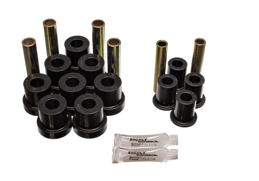 Energy Suspension Gm 4Wd Frt Sprg & Shackle Bush - Black - 3.2130G