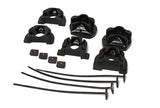 Energy Suspension 92-00 Honda Civic (Except 99-00 Si) / 93-97 Del Sol Black Motor Mount Inserts (Man - 16.1105G