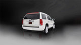 Corsa 11-14 Cadillac Escalade 6.2L V8 3in Cat-Back Single Side w Twin 4in Black Pro-Series Tips - 14878BLK