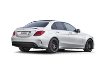 Akrapovic 15-17 AMG C63 Estate Evolution Line Cat Back (Titanium) w/ Carbon Tips (Req. Link Pipe) - MTP-ME/T/2H/1