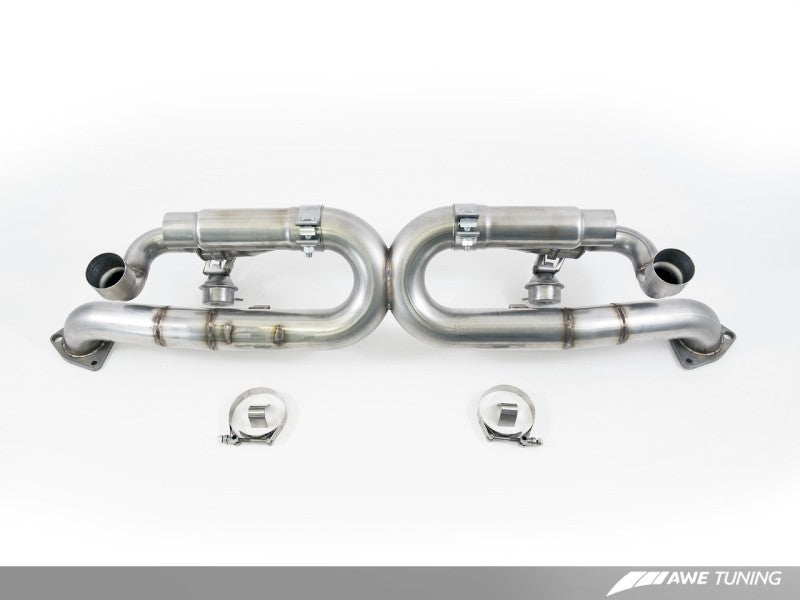 AWE Tuning Porsche 991 SwitchPath Exhaust for Non-PSE Cars Chrome Silver Tips - 3025-42012