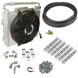 BD Diesel Xtrude Double Stacked Transmission Cooler Kit - Universial 5/8in Tubing - 1030606-DS-58