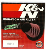 K&N Universal Rubber Filter 6in FLange ID / 7.5in OD / 6in Height / Round Straight - RU-3060