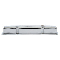 Edelbrock Valve Cover Signature Series Chevrolet 1959-1986 262-400 CI V8 Low Chrome - 4449