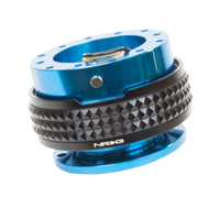 NRG Quick Release Kit - Pyramid Edition - Blue Body / Black Pyramid Ring - SRK-210BL/BK