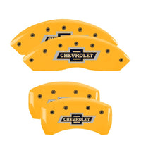MGP 4 Caliper Covers Engraved Front & Rear MOPAR Yellow finish black ch - 55001SMOPYL