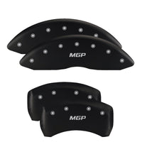 MGP 4 Caliper Covers Engraved Front Lincoln Engraved Rear Star logo Red finish silver ch - 36019SLC1RD