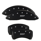 MGP 4 Caliper Covers Engraved Front & Rear MGP Red finish silver ch - 14034SMGPRD