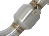 aFe Twisted Steel Down-Pipe (Street) 13-16 Cadillac ATS L4-2.0L (t) - 48-34126-HC