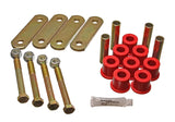 Energy Suspension Fd Heavy Duty Shackle Set - Red - 4.2136R