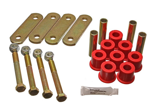 Energy Suspension Fd Heavy Duty Shackle Set - Red - 4.2136R
