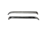 AVS 76-81 Buick Century Ventshade Window Deflectors 2pc - Stainless - 12091