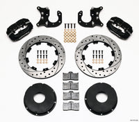 Wilwood Forged Dynalite P/S Rear Kit Drilled Rotor Big Ford 2.36in Offset Currie Blank - 140-3722-BD