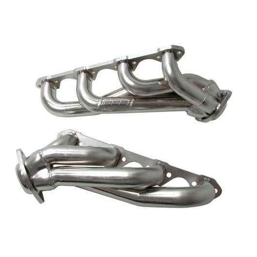 BBK 79-93 Mustang 351 Swap Shorty Unequal Length Exhaust Headers - 1-5/8 Chrome - 1511