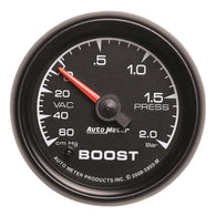 Autometer ES 52mm 60cm.Hg - 2.0 Bar Mechanical Boost/Vacuum Gauge - 5903-M