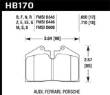 Hawk HP+ Street Brake Pads - HB170N.650