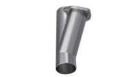 QTP 2.5in Weld-On QTEC Exhaust Cutout Y-Pipe - 10250