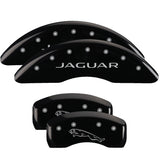 MGP 4 Caliper Covers Engraved Front & Rear MGP Black finish silver ch - 41003SMGPBK