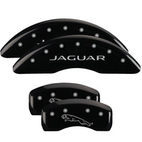 MGP 4 Caliper Covers Engraved Front & Rear MGP Black finish silver ch - 41003SMGPBK