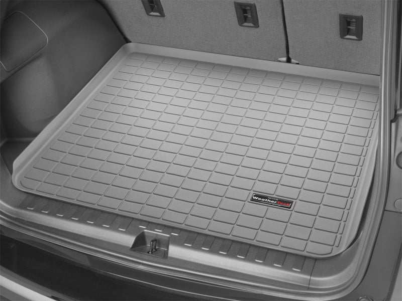 WeatherTech 2017+ Porsche Panamera Cargo Liner - Grey (Designated Trim Required for Cargo Nets) - 421022