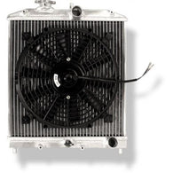 BLOX Racing 1992-2000 Honda Civic - 1/2 Core 2 Row Radiator - BXCC-00101