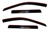 AVS 11-18 Jeep Grand Cherokee Ventvisor In-Channel Front & Rear Window Deflectors 4pc - Smoke - 194252