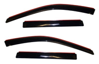 AVS 11-18 Jeep Grand Cherokee Ventvisor In-Channel Front & Rear Window Deflectors 4pc - Smoke - 194252