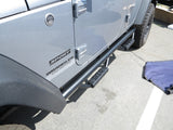 RBP RX-7 Step Bars 07-17 Jeep Wrangler JK (4-Door) - Black - RBP-509B-RX7