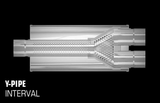 MagnaFlow Muffler Mag SS 30X7X7 3/2.5X2.5 C/D - 12762