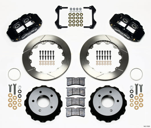 Wilwood Narrow Superlite 4R Rear Kit 12.88in 84-87 Corvette C4 - 140-11920