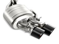 Akrapovic 13-17 Audi S6 Avant/Limousine (C7) Evolution Line Cat Back (Titanium) w/ Carbon Tips - S-AU/TI/6H