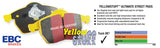 EBC 00-01 Lexus ES300 3.0 Yellowstuff Rear Brake Pads - DP41456R