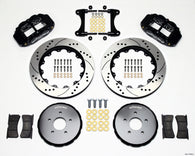 Wilwood Narrow Superlite 6R Front Hat Kit 14.00in Drilled Nissan 370Z/Fiti G37 - 140-11584-D