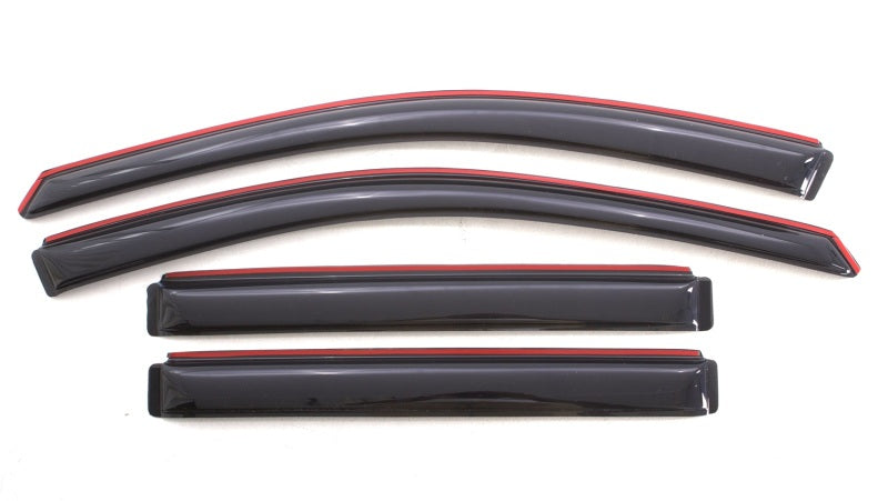 AVS 08-17 Buick Enclave Ventvisor In-Channel Front & Rear Window Deflectors 4pc - Smoke - 194657