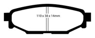 EBC 08-10 Subaru Impreza 2.5 Bluestuff Rear Brake Pads - DP51584NDX