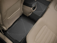 WeatherTech 13+ Ford Fusion Rear Rubber Mats - Black - W313