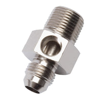 Russell Performance -6 AN Flare to 1/4in Pipe Pressure Adapter (Endura) - 670081