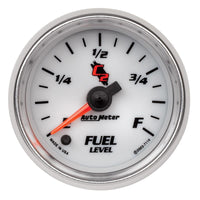 Autometer C2 52mm Electronic Programmable Empty to Full Fuel Level Gauge - 7114