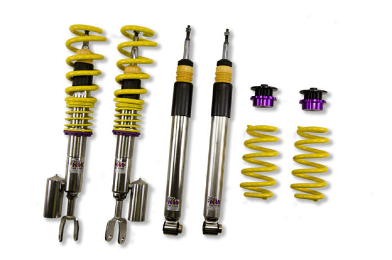 KW Coilover Kit V3 Audi A4 (8E/B6) Sedan Quattro; all engines exc S4 - 35210030