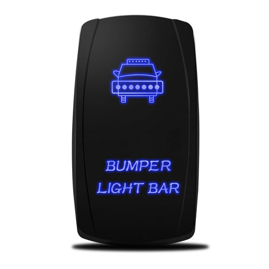 XTM Universal Rocker Switch – Bumper Light Bar – Blue LED