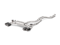 Akrapovic 16-17 BMW M2 F87 (Excl M2 Competition) Evolution Line Cat Back (Titanium) w/Carbon Tips - ME-BM/T/8H