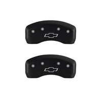 MGP 4 Caliper Covers Engraved Front & Rear 16-17 Chevy Malibu L/LS/Premier/LT - 14244SBOWRD