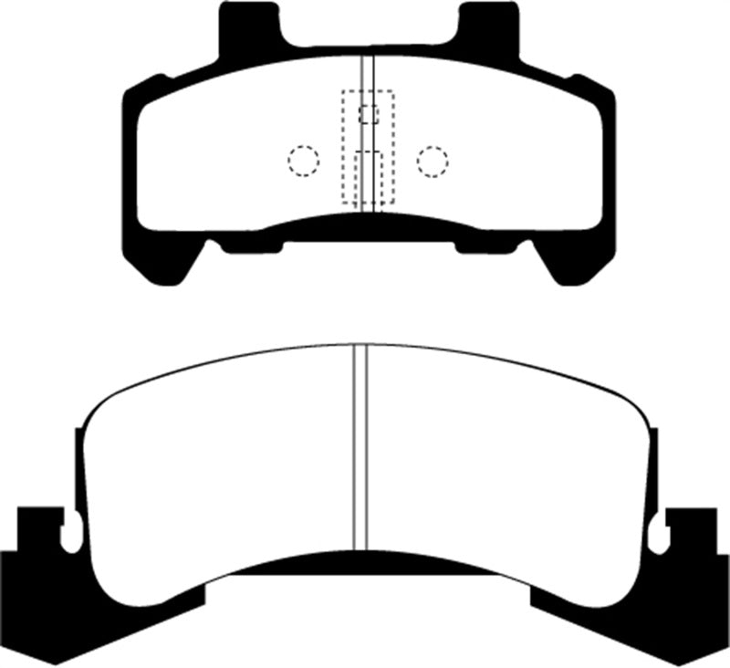 EBC 85-87 Buick Skyhawk 1.8 Turbo Ultimax2 Front Brake Pads - UD289