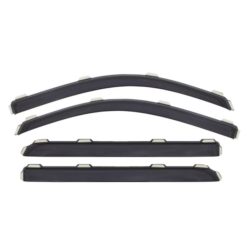 AVS 16-18 Kia Optima (Excl. Hybrid Models) Ventvisor Front & Rear Window Deflectors 4pc - Smoke - 194852