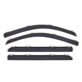 AVS 10-18 Toyota 4Runner Ventvisor In-Channel Front & Rear Window Deflectors 4pc - Smoke - 194242