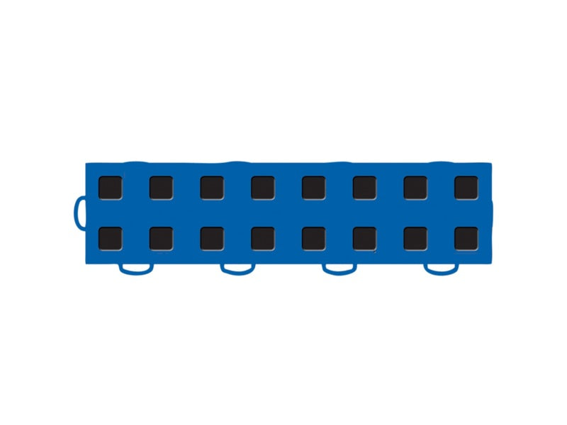 WeatherTech TechFloor - 3in x 12in Tiles(Left Loop) Blue/Black - Blue/Black - 51T312LL BL-BK